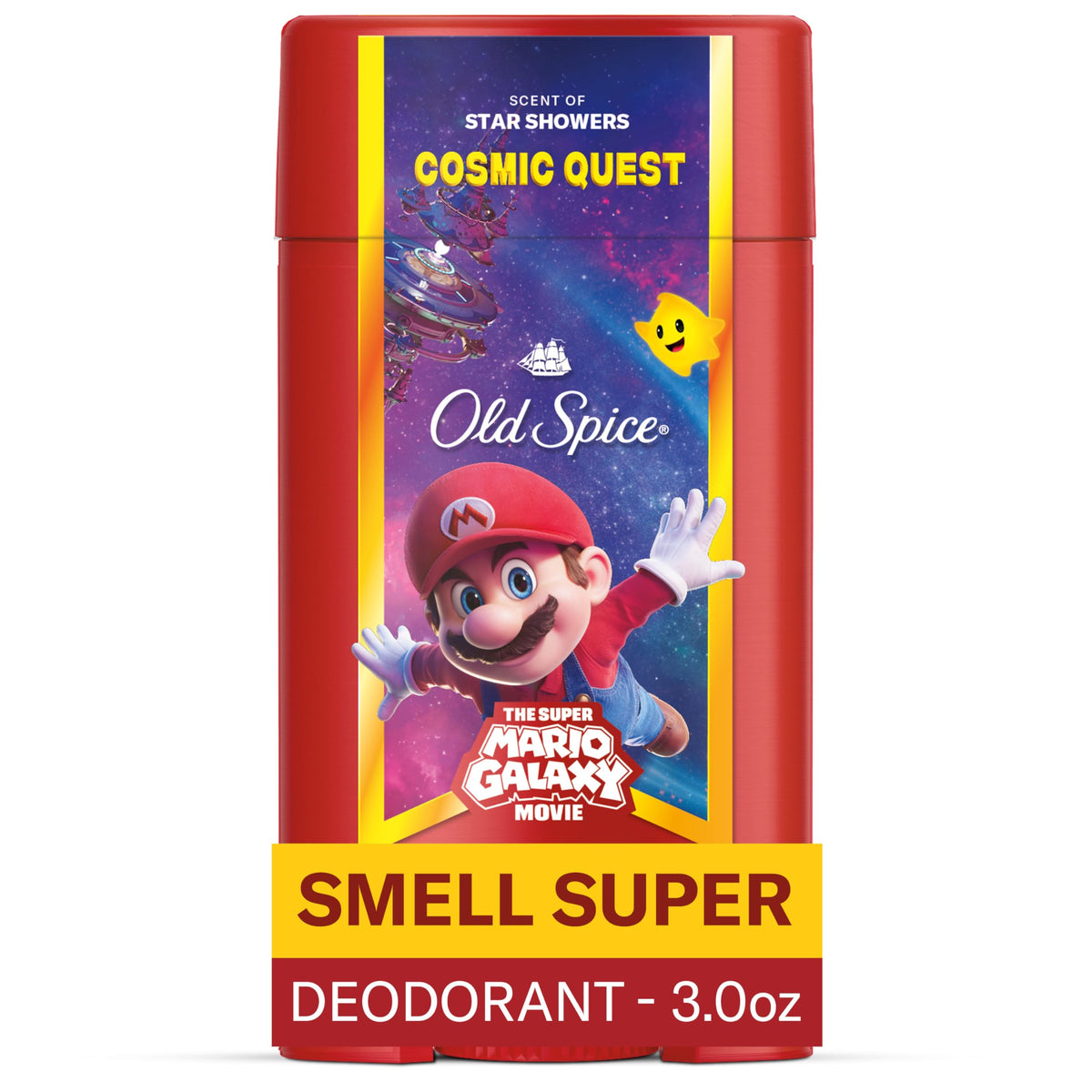 Old Spice Cosmic Quest Deodorant front view, 3.0 oz