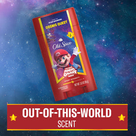 Old Spice Cosmic Quest Deodorant in a lifestyle setting