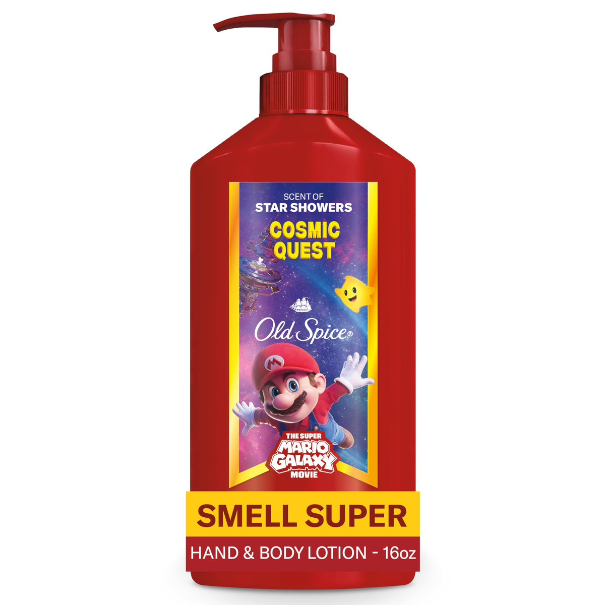 Old Spice Cosmic Quest Hand and Body Lotion 16oz front view