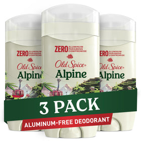 Old Spice Deodorant Alpine Green Tea Scent front view