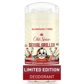 Old Spice Deodorant for Men Serial Griller front view with Charred Marshmallow scent