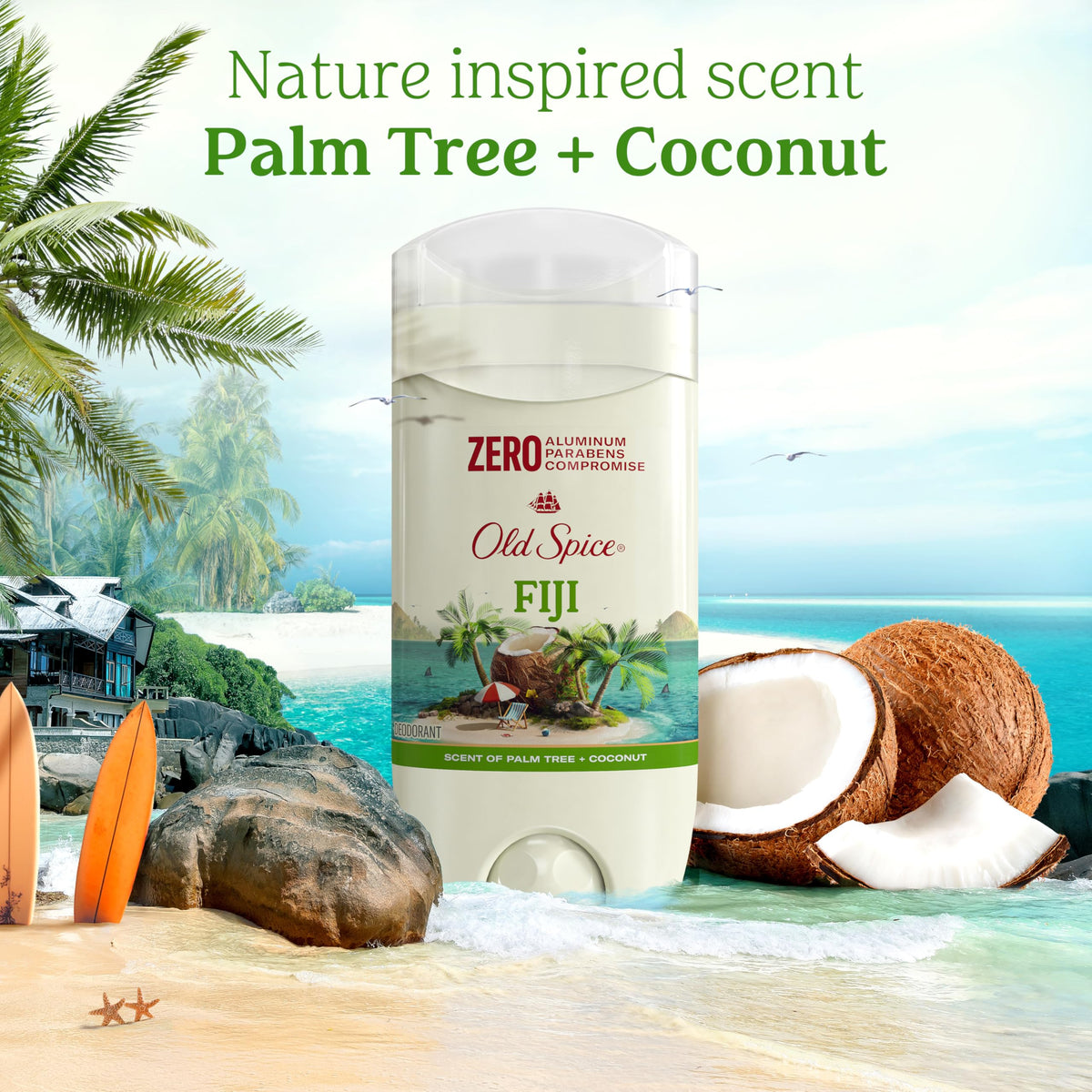 Old Spice deodorant pack of three with Fiji scent