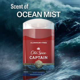 Old Spice Deodorant showing product dimensions and weight