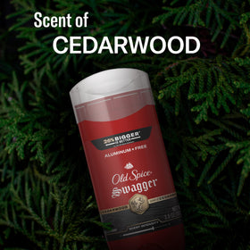 Old Spice deodorant with lime and cedarwood scent