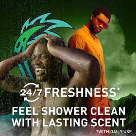Old Spice Dragonblast Body Wash in shower setting