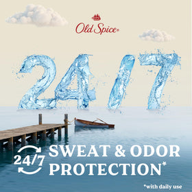 Old Spice Dry Feel Antiperspirant Deodorant cap open