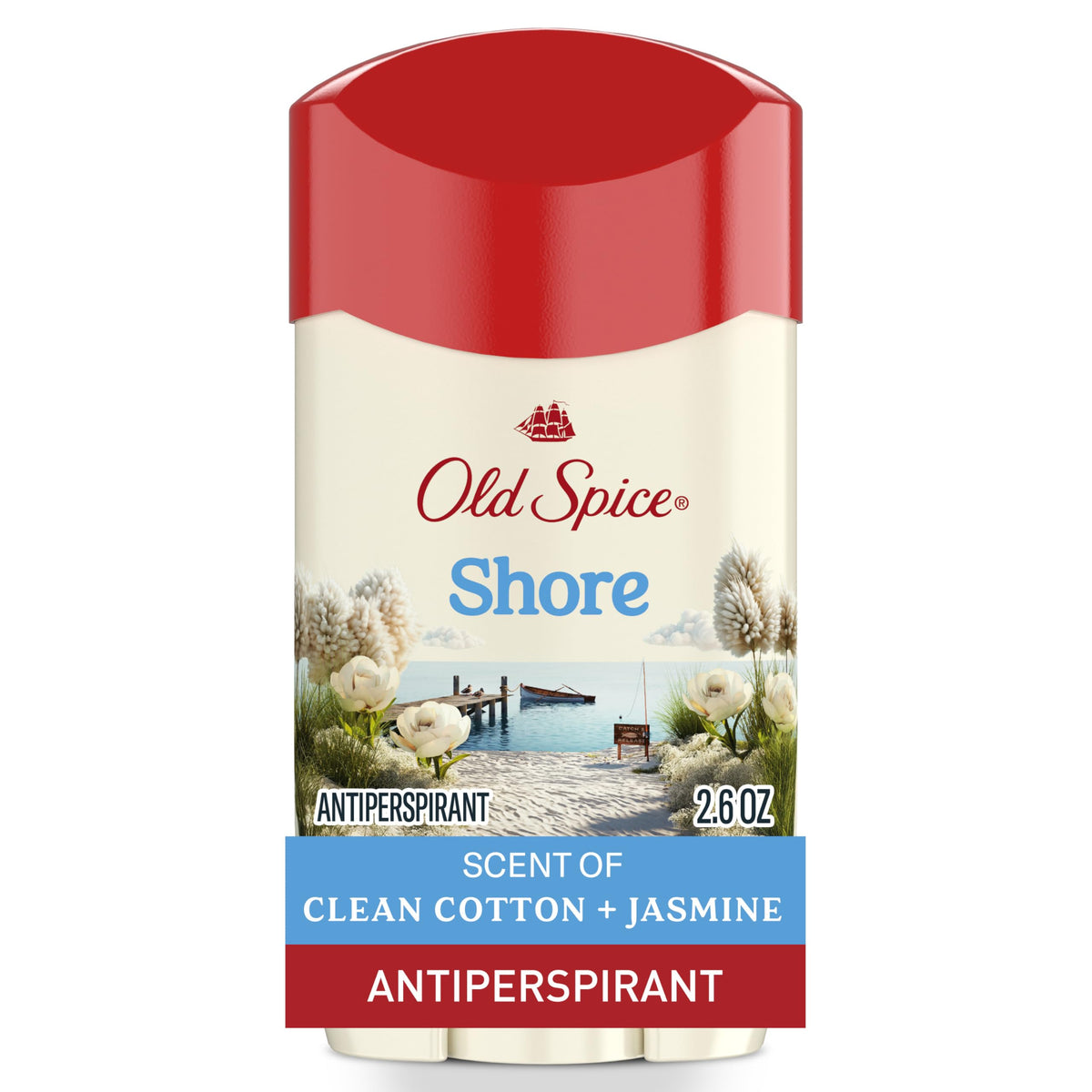 Old Spice Dry Feel Antiperspirant Deodorant front view, 2.6 oz