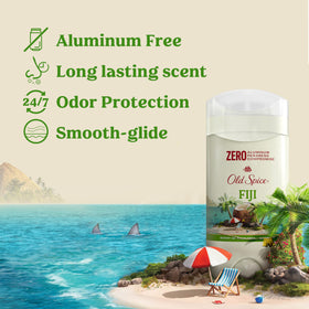 Old Spice Fiji Deodorant showing packaging details