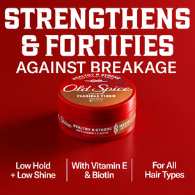 Old Spice Flexible Fiber application on hair