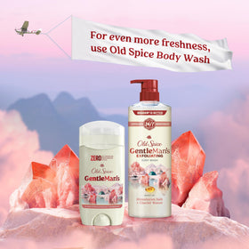 Old Spice GentleMan's Blend Aluminum Free Deodorant lifestyle scene