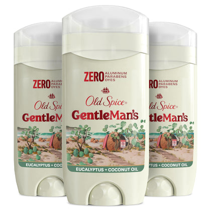 Old Spice GentleMan's Blend Aluminum Free Deodorant packaging front view