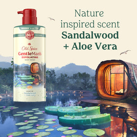 Old Spice GentleMan's Body Wash packaging details