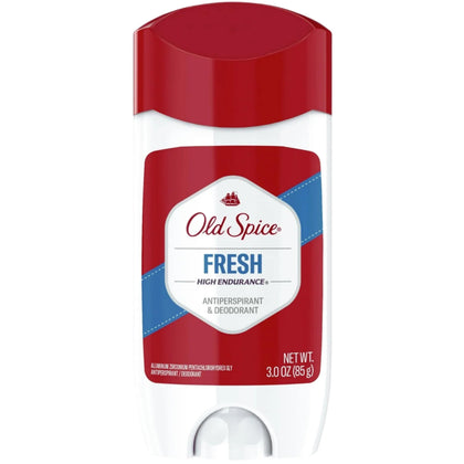 Old Spice High Endurance Antiperspirant Deodorant 3 Oz Fresh Scent front view
