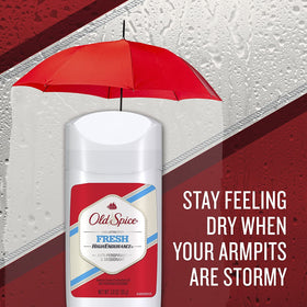 Old Spice High Endurance Antiperspirant Deodorant 3 Oz Fresh Scent packaging