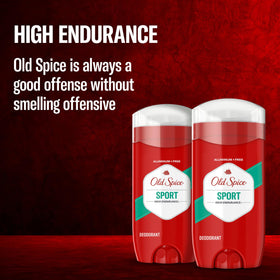 Old Spice High Endurance Deodorant close-up of smooth application