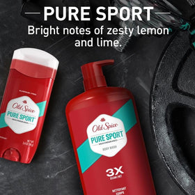 Old Spice High Endurance Deodorant packaging dimensions