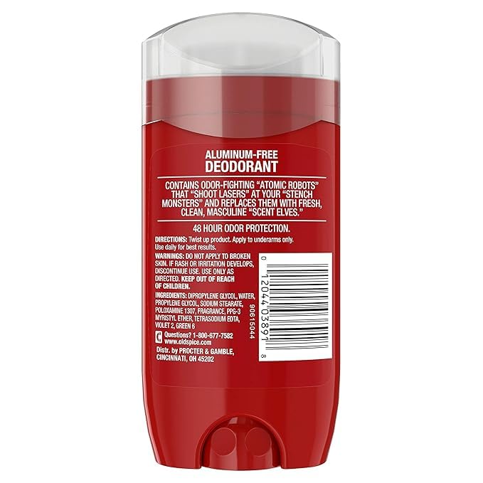 Old Spice High Endurance Deodorant Pure Sport 85g side view