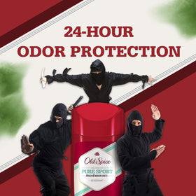 Old Spice High Endurance Deodorant Pure Sport in lifestyle setting