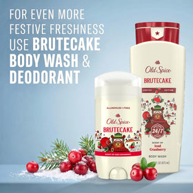 Old Spice Holidudes Deodorant with festive accessories