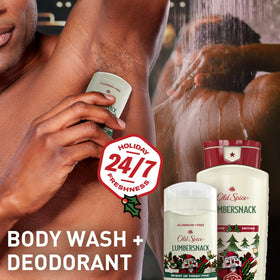 Old Spice Holidudes Limited Edition Deodorant back view showing ingredients