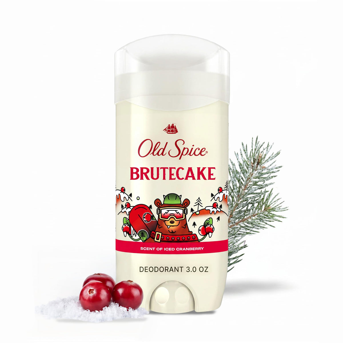 Old Spice Holidudes Limited Edition Deodorant front view, 3oz