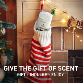 Old Spice Holidudes Limited Edition Deodorant with festive decorations
