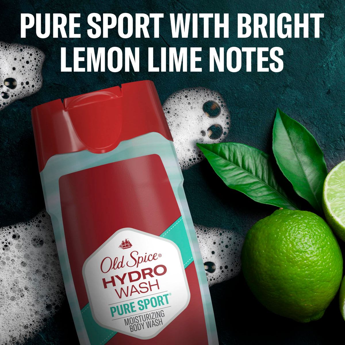 Old Spice Hydro Wash Body Wash 16 oz lifestyle scene