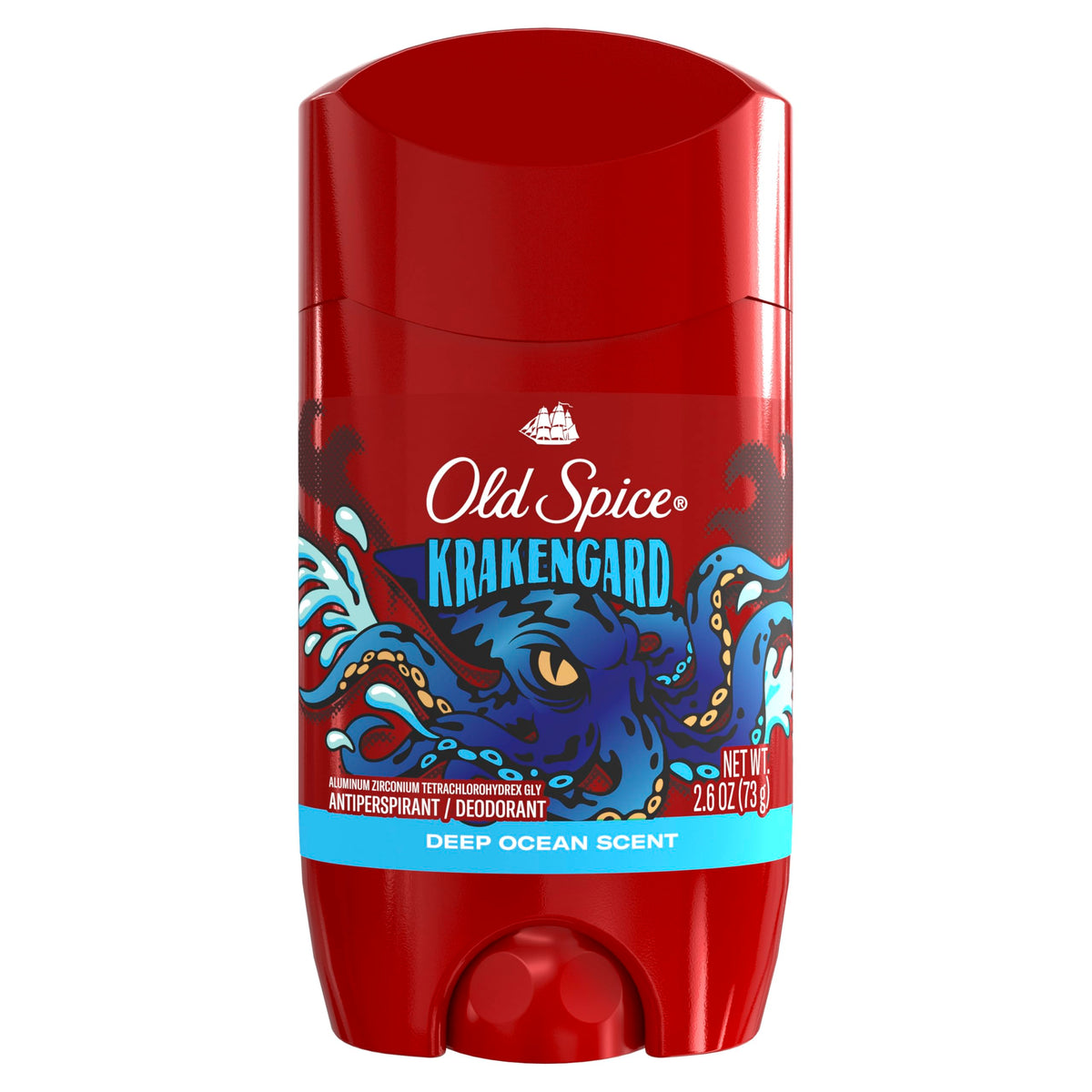 Old Spice Krakengard Aluminium Free Deodorant front view, 118g