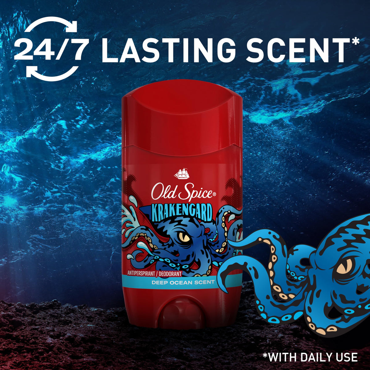 Old Spice Krakengard Aluminium Free Deodorant packaging