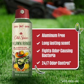 Old Spice Lawn Ranger Body Spray side view