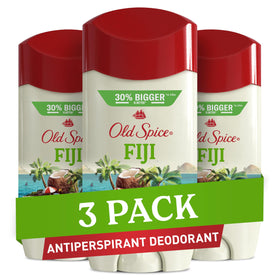Old Spice Men's Antiperspirant Deodorant Fiji 3-Pack front view