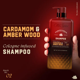 Old Spice Men's Shampoo The Spice Alchemist bottle side view