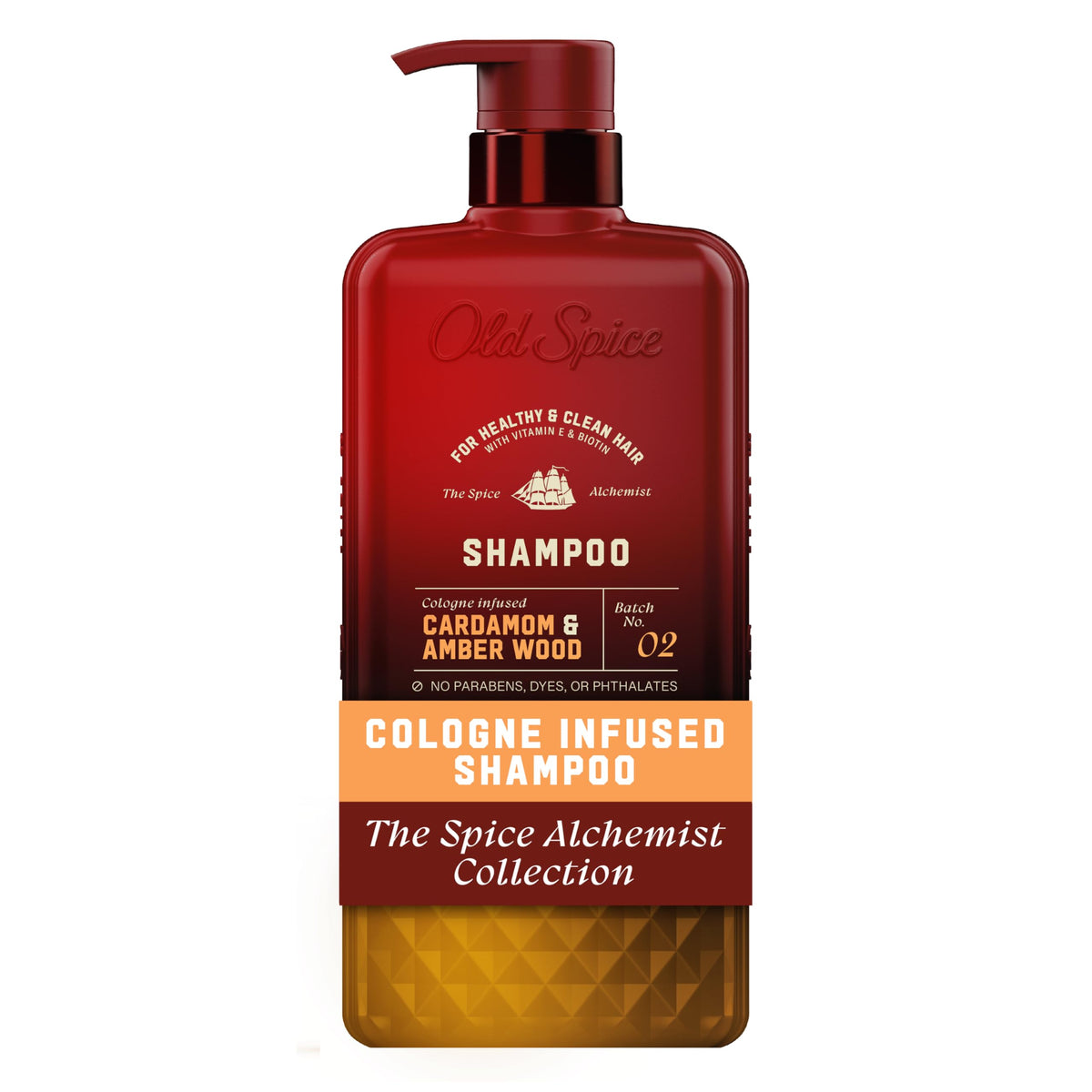 Old Spice Men's Shampoo The Spice Alchemist front view