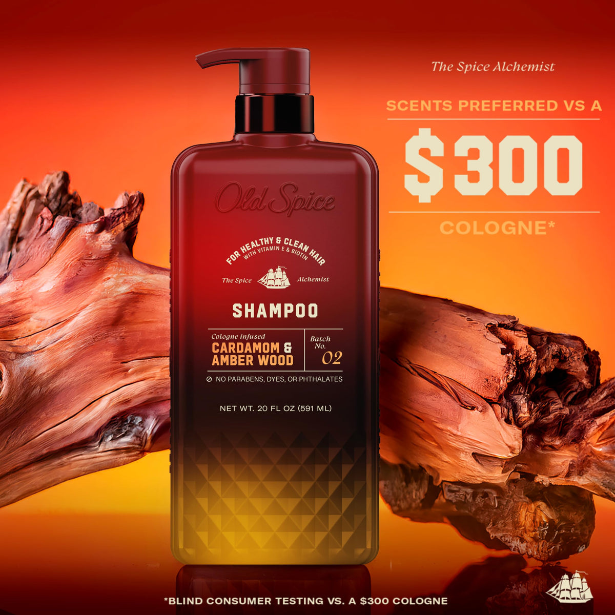 Old Spice Men's Shampoo The Spice Alchemist packaging