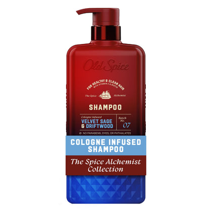 Old Spice Men's Shampoo Velvet Sage & Driftwood front view