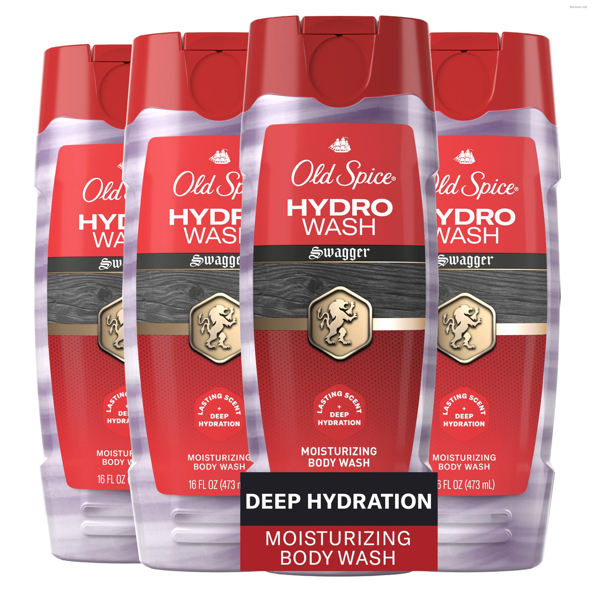 Old Spice Moisturizing Body Wash 2-in-1 Hydro Wash 16 oz front view