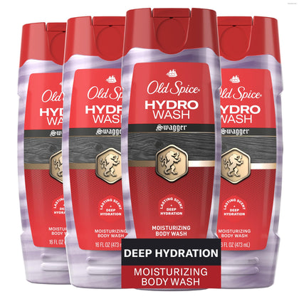 Old Spice Moisturizing Body Wash 2-in-1 Hydro Wash 16 oz front view