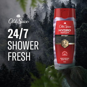 Old Spice Moisturizing Body Wash 2-in-1 Hydro Wash back view