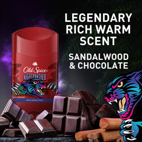 Old Spice NightPanther Antiperspirant Deodorant with ingredients list