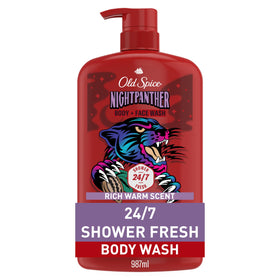 Old Spice NightPanther Body Wash 33.4 oz front view