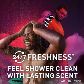 Old Spice NightPanther Body Wash 33.4 oz in shower setting