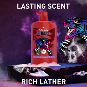Old Spice NightPanther Body Wash 33.4 oz with ingredients list