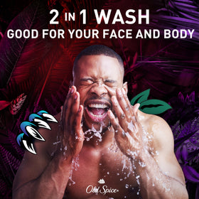 Old Spice NightPanther Body Wash 33.4 oz with lather