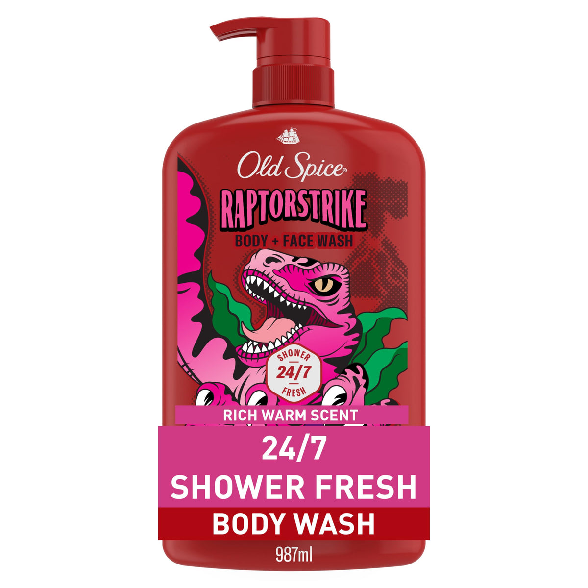 Old Spice Raptorstrike Body Wash 33.4 oz front view