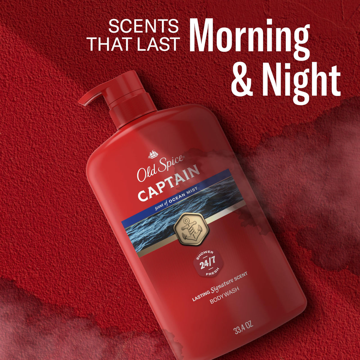 Old Spice Red Collection products including Body Wash and Shampoo
