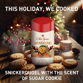Old Spice Snickerdudel Antiperspirant with other Holidude Collection products