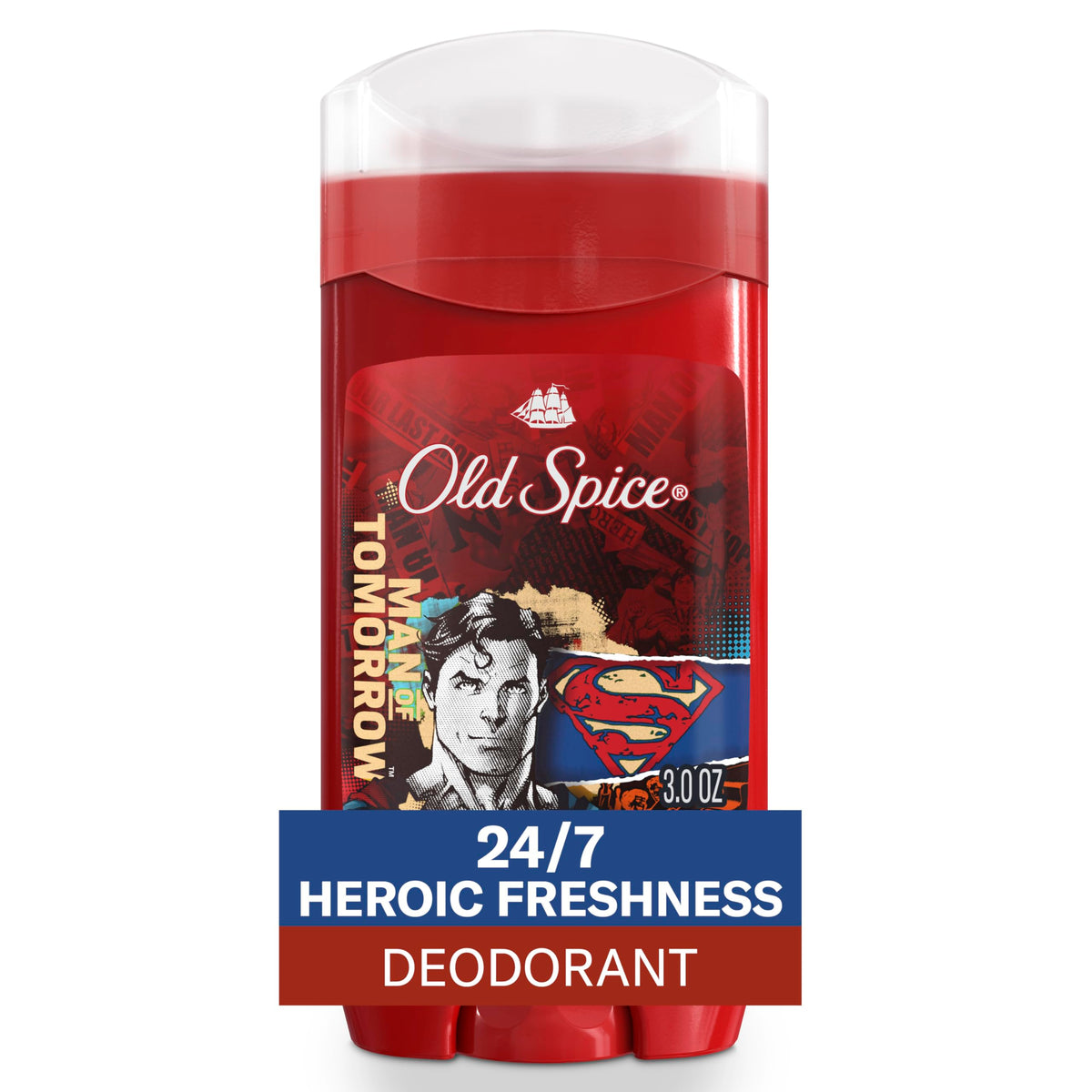 Old Spice Superman Deodorant 3 oz front view