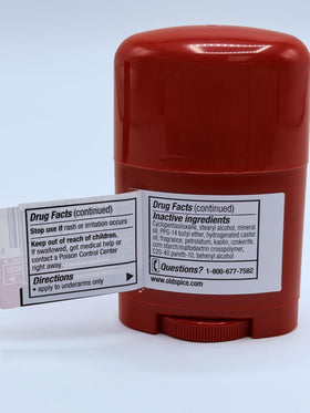 Old Spice Swagger Antiperspirant travel size stick close-up