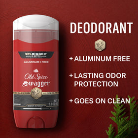 Old Spice Swagger Deodorant side view