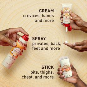 Old Spice Whole Body Deodorant Spray close-up of spray nozzle